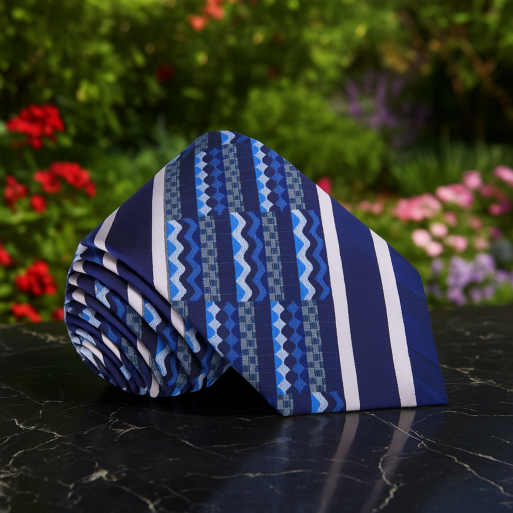 Shades of Blue Tribe Called Class Necktie 