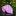 Pink tie with blue stripes on a black marble surface with a garden background