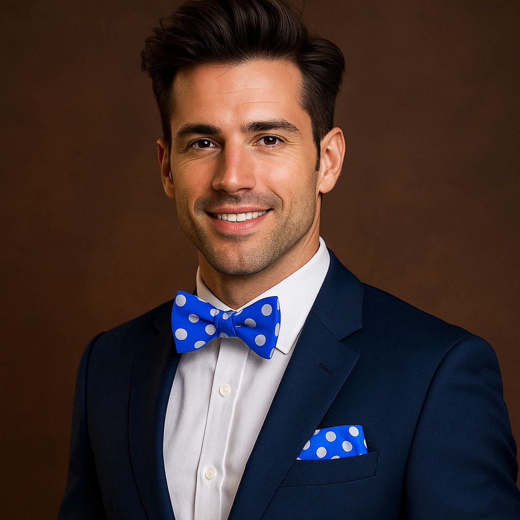 Polka Dot Self-Tie Bow Tie Collection | Classic Pattern, Modern Color