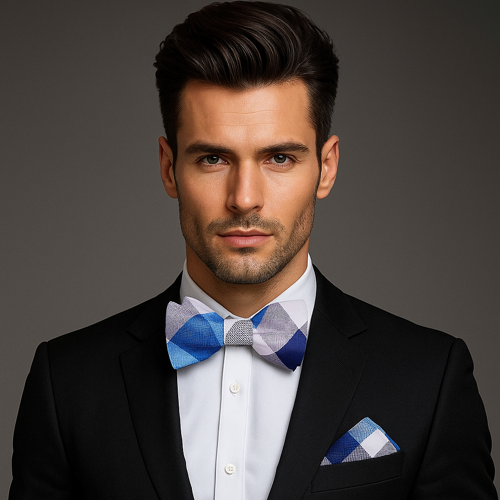 Geometric Plaid Self-Tie Bow Tie Collection