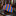 Orange and Blue Block Stripe Tie