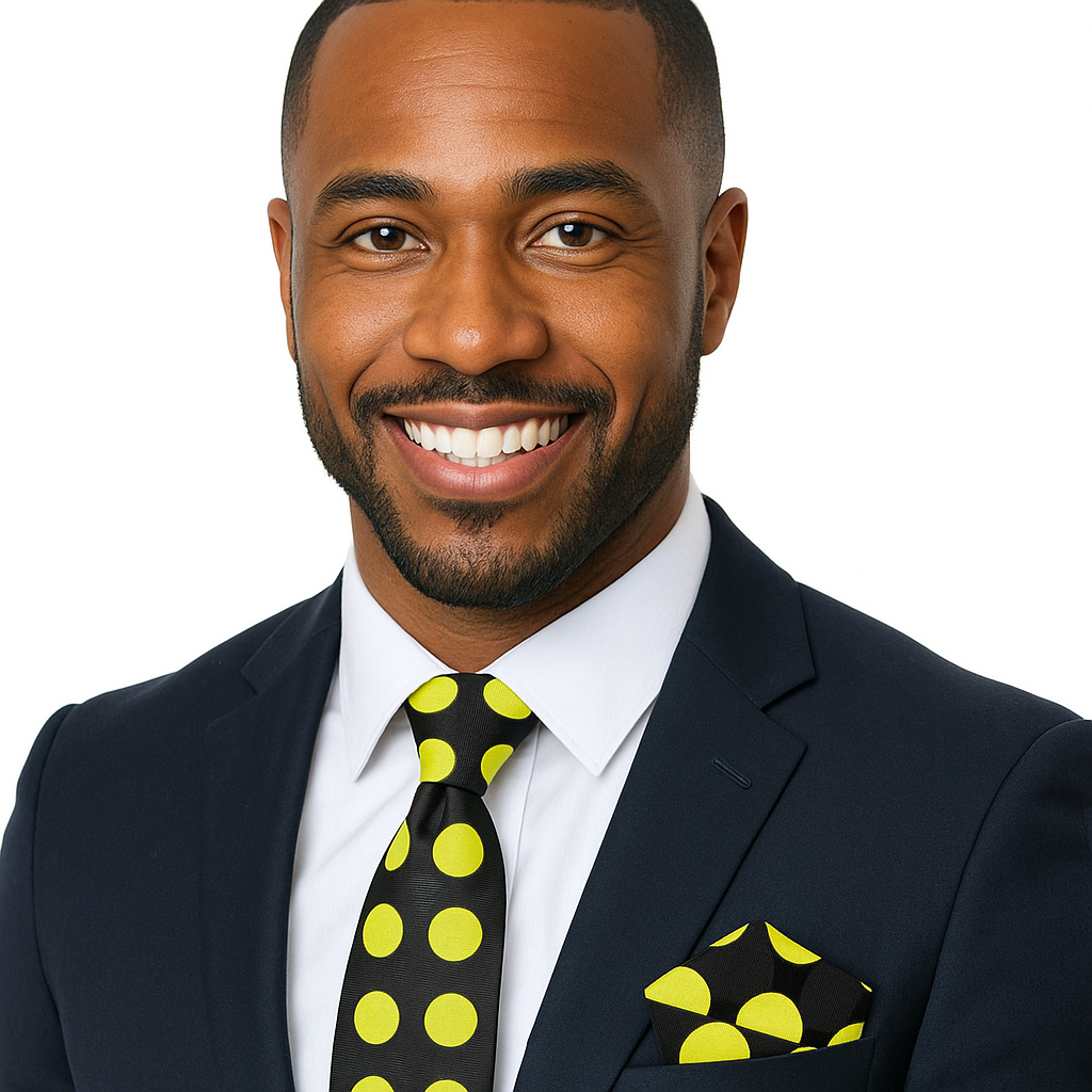 Large Polka Dot Necktie | Bold Polka Dot Tie in Multiple Colors