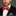 Man wearing Red, White and Green Candy Cane Bow Tie and Accenting Pocket Square