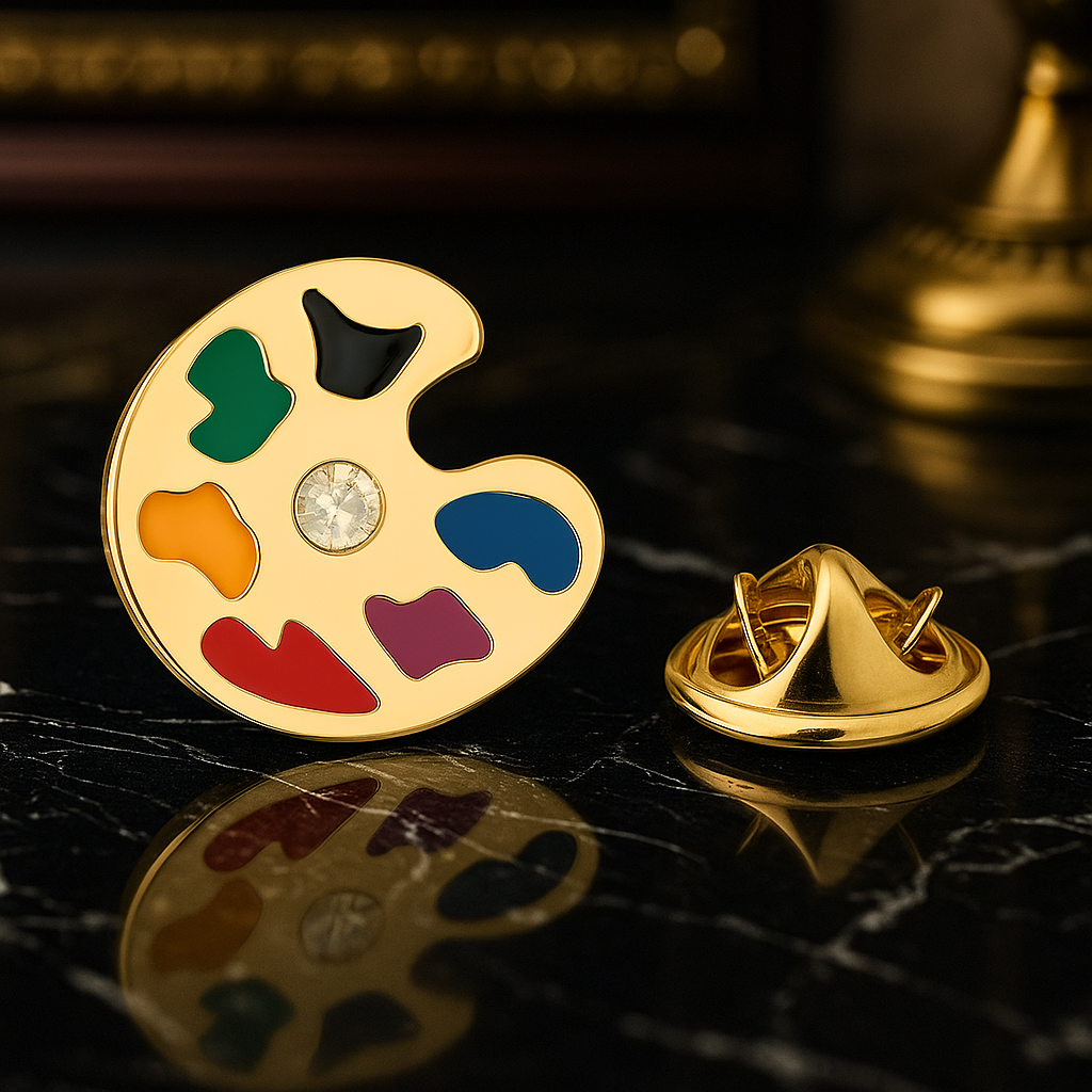 Artist's Palette Lapel Pin