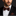 Man wearing Brown Copper Orange and Black Lines Bow Tie and Pocket Square