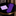 Alt Purple White Micro Dot Tie and Accenting Square