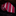 Red striped tie on a dark fabric background