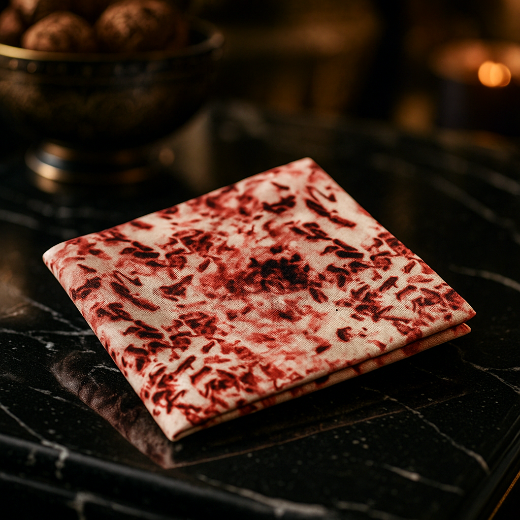 An Irish Cream Coffee Pattern Pocket Square