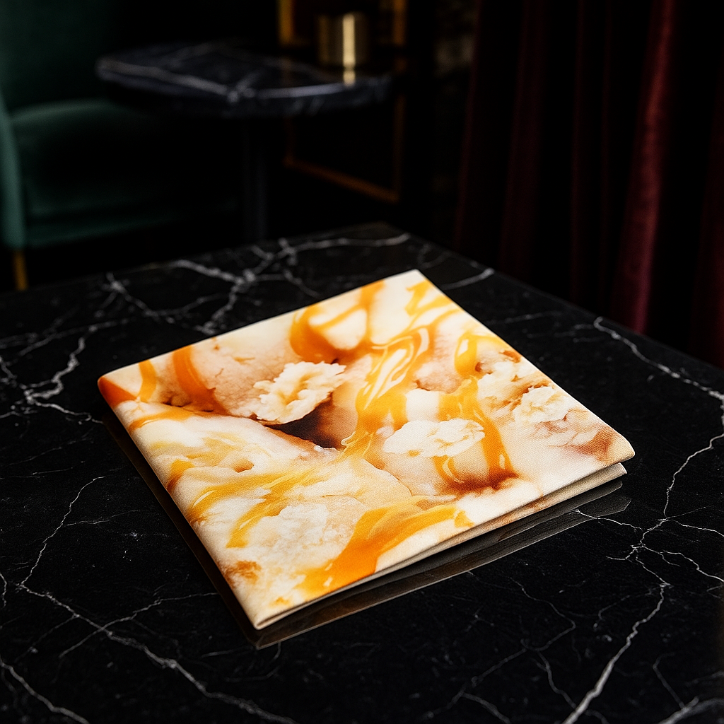 Vanilla with Salted Caramel Pocket Square Main View