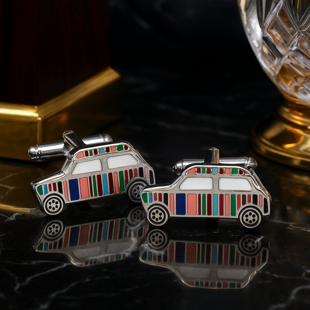 Colorful Car Cufflinks