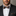 Orange Check Bow Tie and Square on man