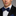 Navy Comet Pattern Bow Tie | Blue & Copper with Accent Square