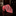 Red and white striped tie on a dark surface with blurred background