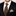 Man wearing a black suit with a white shirt, camouflage tie, and patterned pocket square.