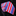 Striped tie with red, white, and blue pattern on a reflective black surface