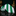Green and white striped tie on a dark surface