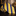 Striped tie with blue and yellow pattern on a reflective surface