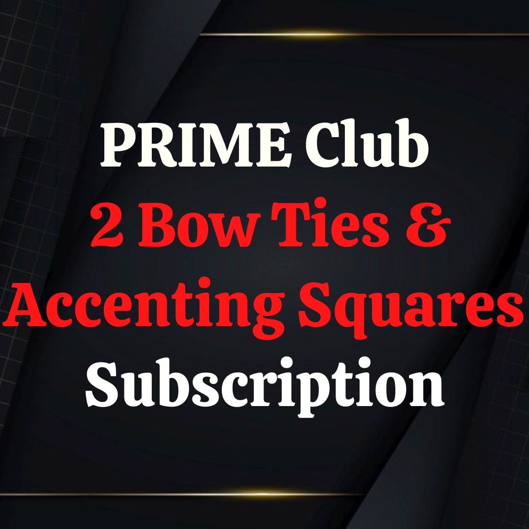 2 Bow Ties and 2 Accenting Squares