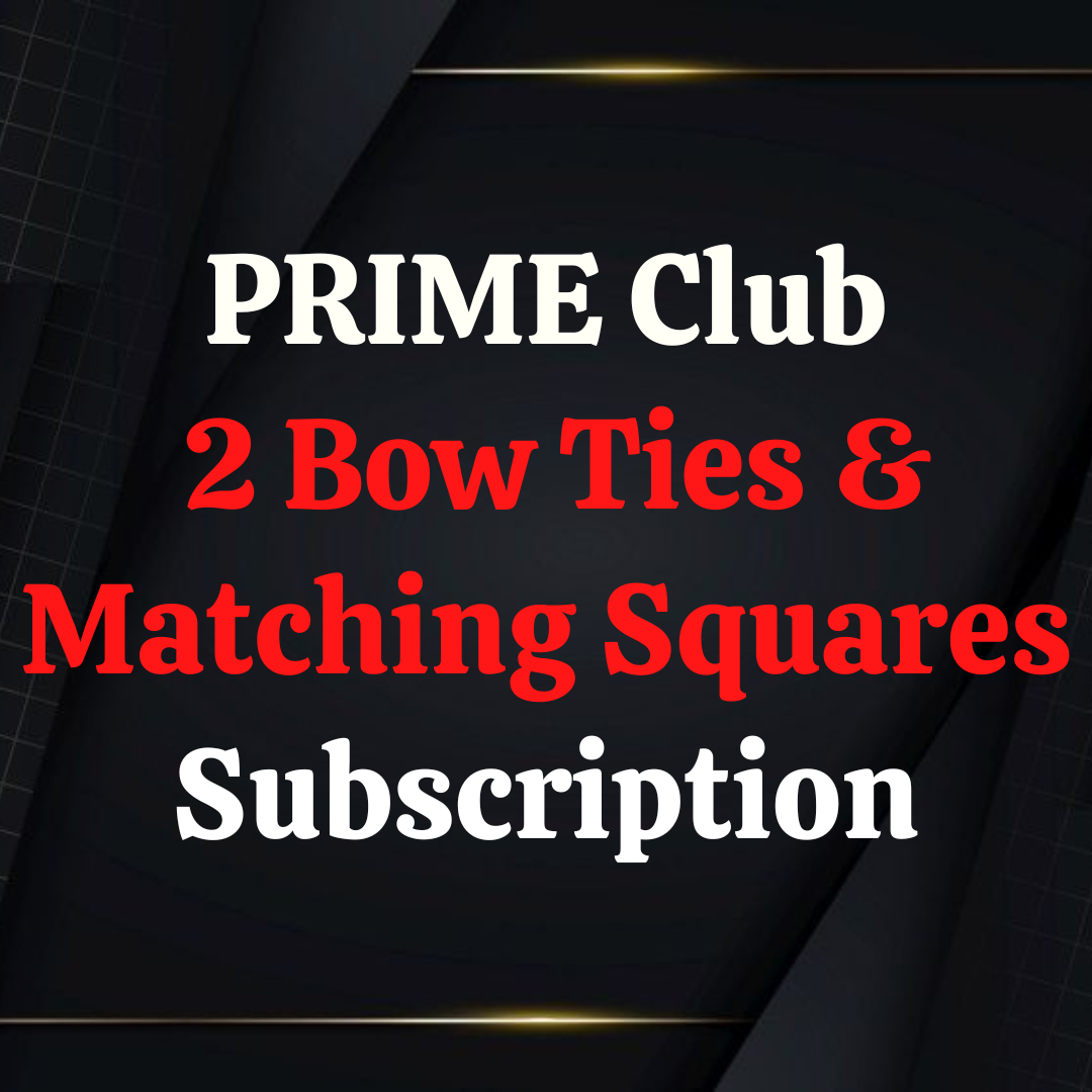 PRIME Club Bow Tie Subscription - 2 Bow Ties