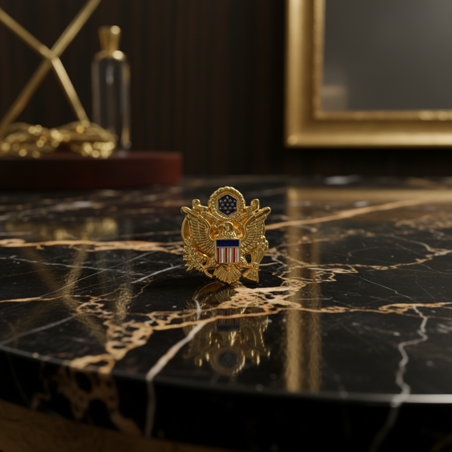 Cherry pendant with gold setting