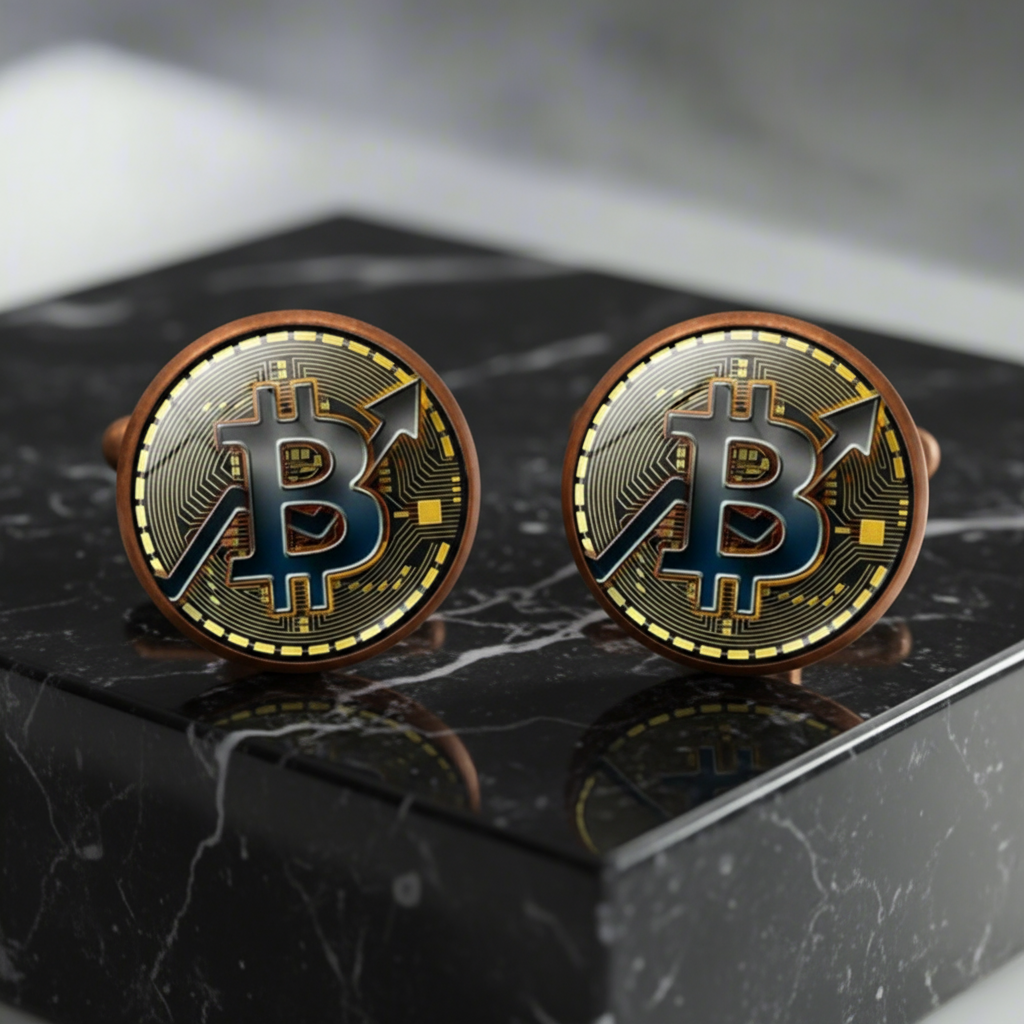 Bitcoin Cufflinks
