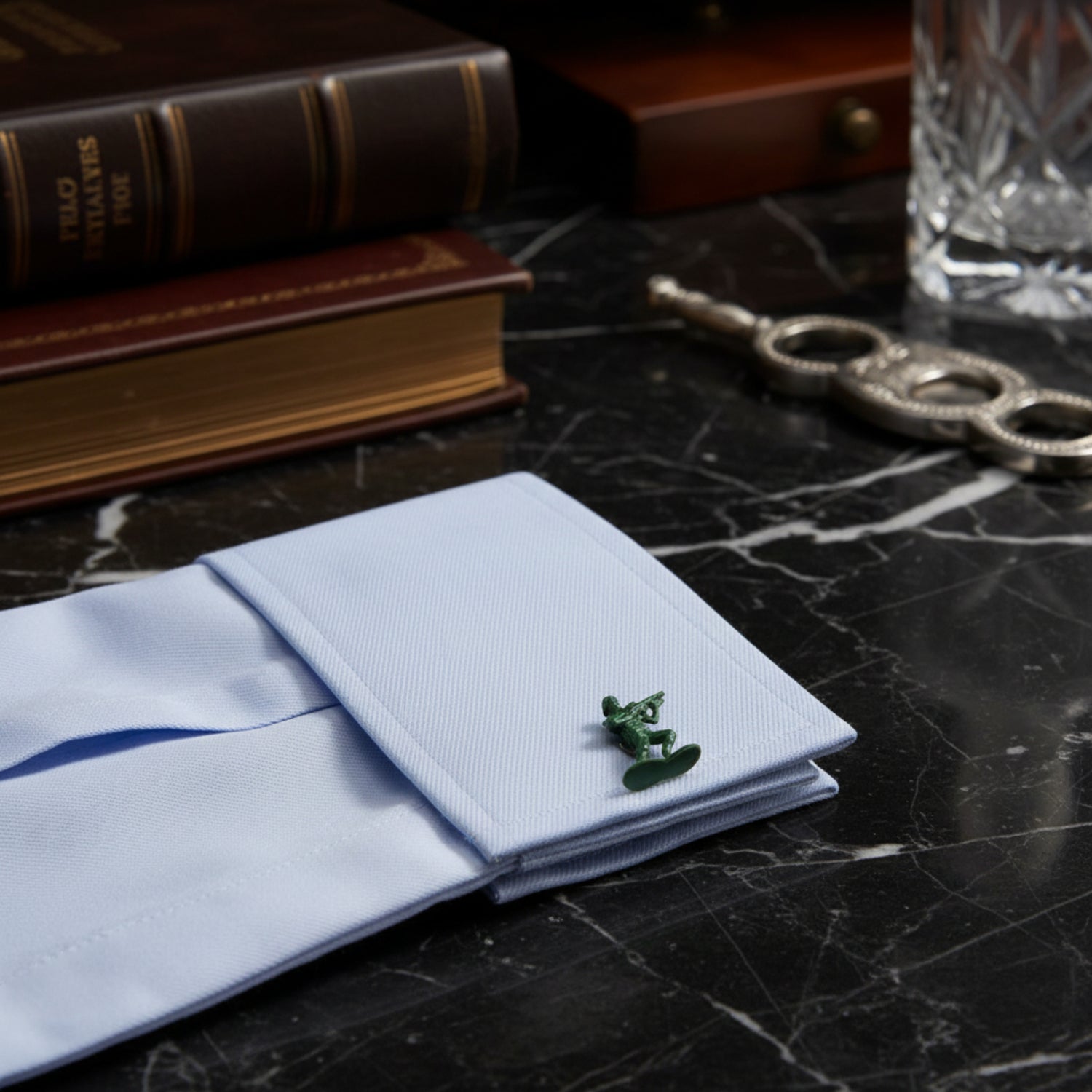 View 4: Green Army Men Cufflinks