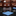 Brown, Orange, Light Blue Geometric Bow Tie and Light Blue  Square