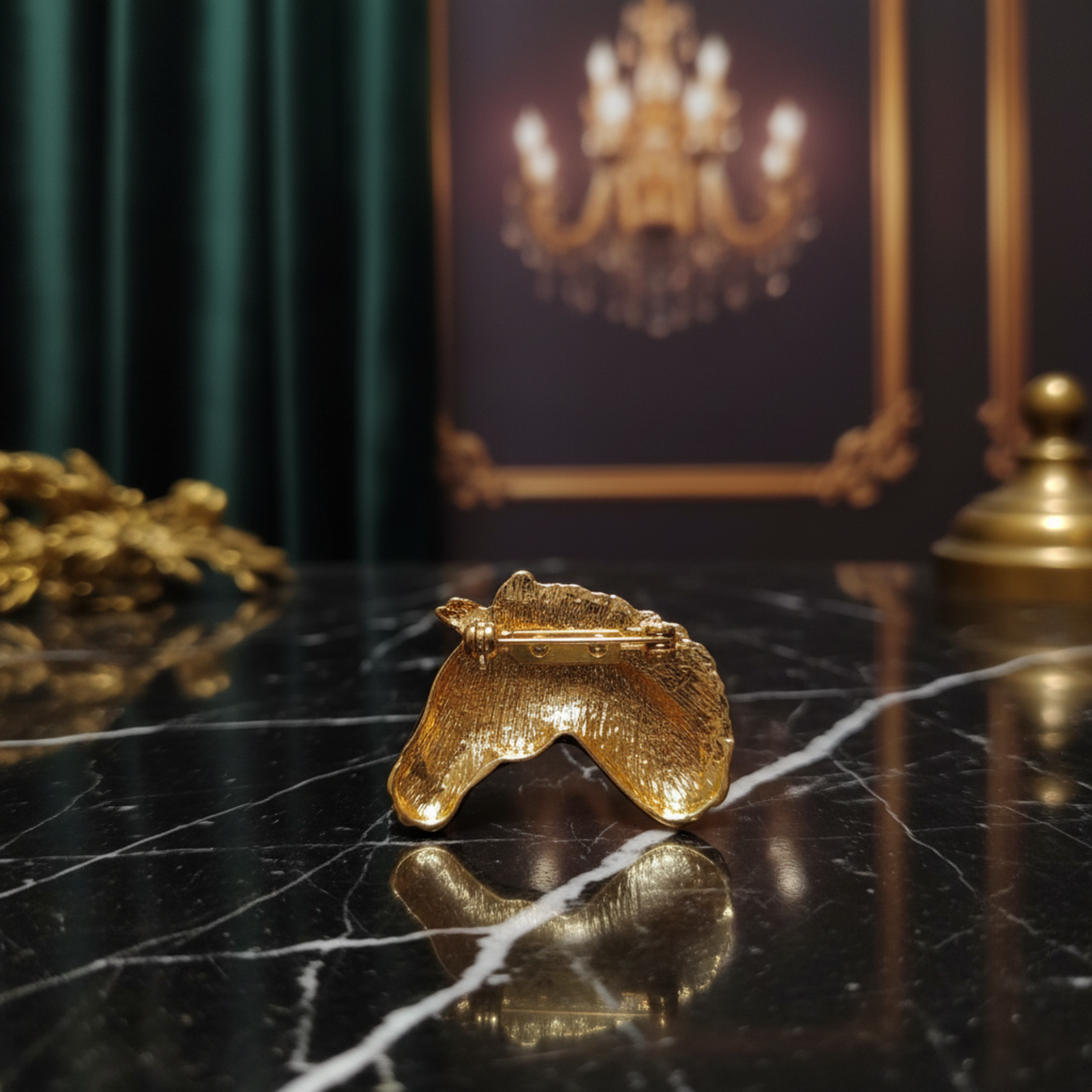 Back of Horse Head Lapel Pin