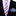 Pink with small blue stripes necktie thin and accenting square