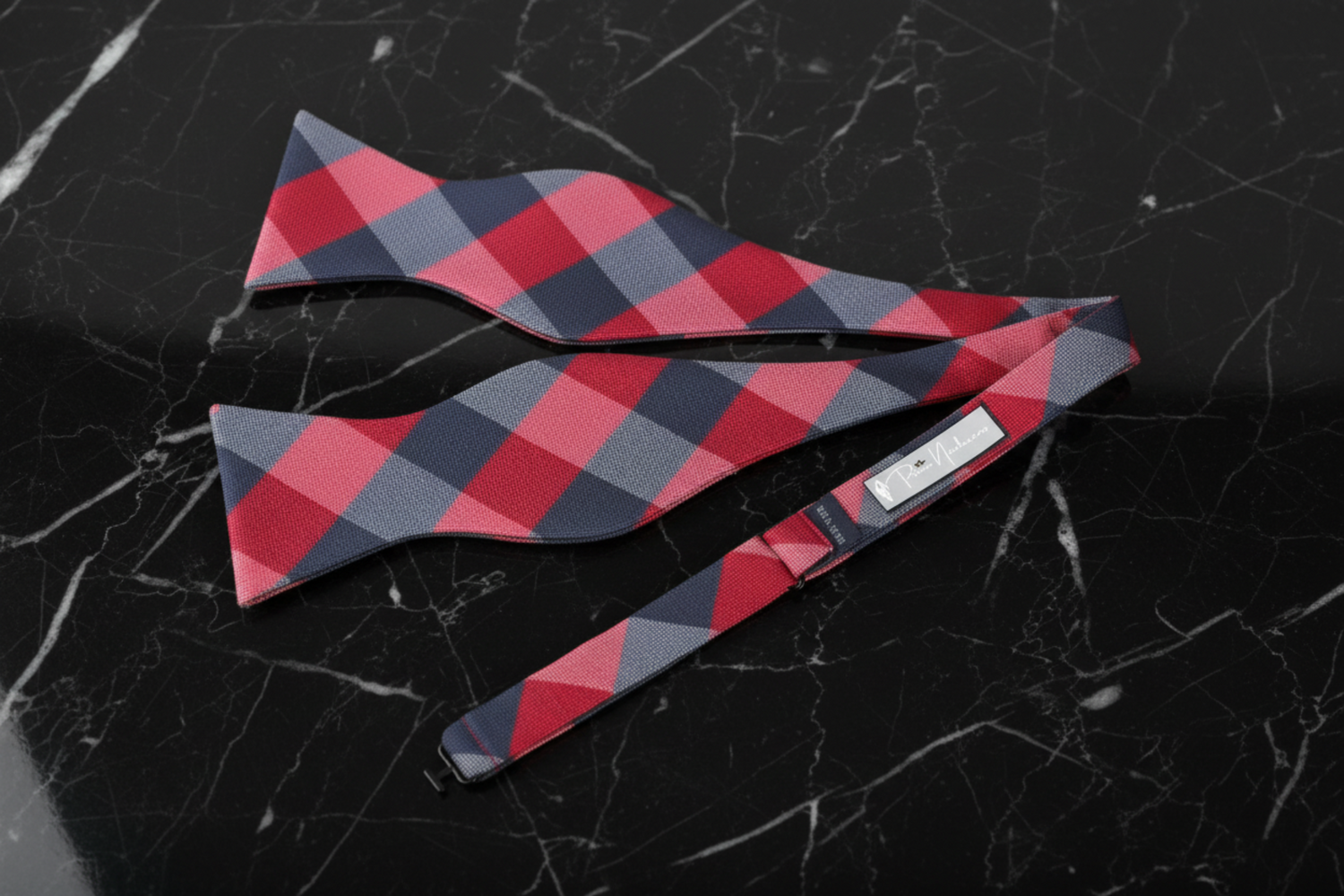 Red Blue Self Tie Bow Tie