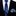 Thin Black, Blue Paisley Stripe necktie and Accenting Square
