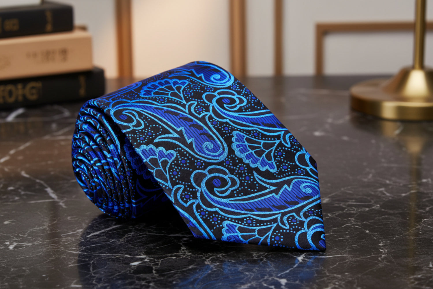 Intricate Paisley Necktie | Multi-Color Paisley Tie Collection