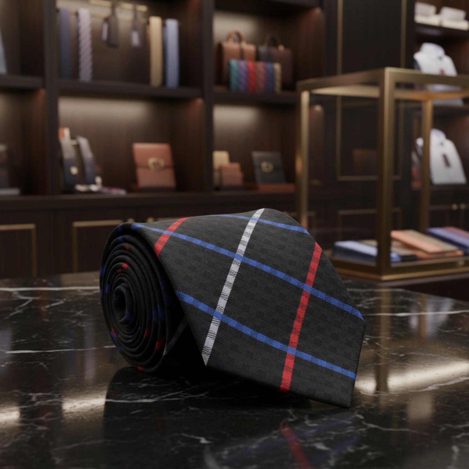 Classic Windowpane Necktie Collection