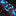 Black Blue and Red Abstract ink Blot Necktie Keep