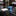 Alt View: Black Blue and Red Abstract ink Blot Necktie and White Square