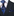 Black, Blue Paisley Tie and Pocket Square