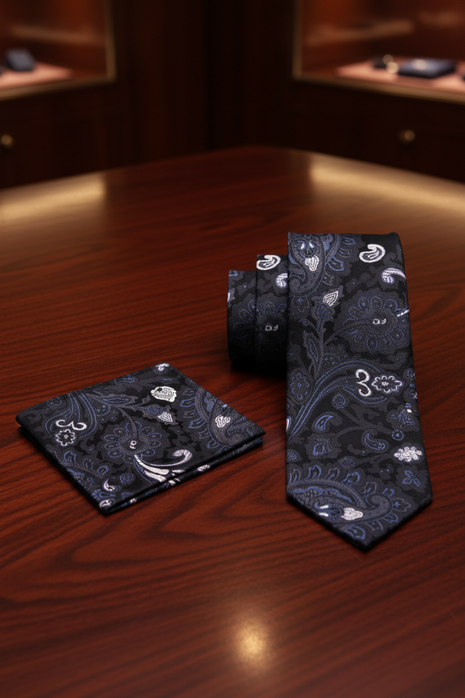 Alt A Black Tie and  Square