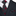 Main: black burgundy polka tie and square||Black, Burgundy Dot