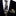 Thin Main Gold Black Tie and Square