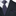 Premium: Silver, Black Hounds-Tooth Tie and Pocket Square