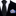 Thin: Black, Light Blue, Light Grey Diamonds Necktie and Accenting Square