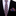 Thin Black Orange Purple Blue Hounds Tooth Necktie and Accenting Stripe Square