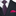 Premium A Black, Pink, Light Grey Dots Pattern Necktie and Pink Pocket Square