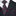 Main: A Black, Pink Dots Pattern Necktie, Matching Pocket Square 