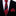 Thin Black Red Cadenza Tie and Square