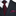 Black, Red, Grey Geometric Necktie and Accenting Square