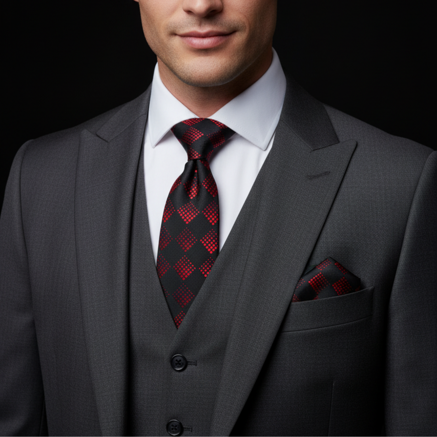 Geometric Diamonds Necktie Collection