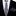 Thin White, Black, Grey Abstract Necktie and Square