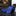 Alt View: Shades of Blue Necktie with Pocket Square