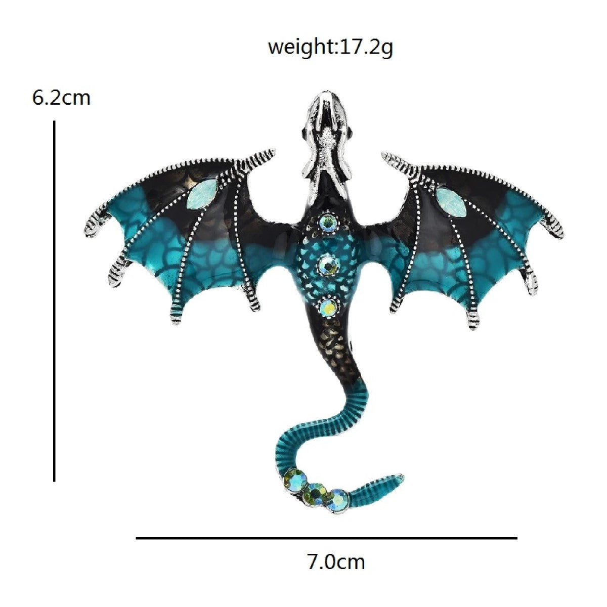 Blue Dragon Lapel Pin